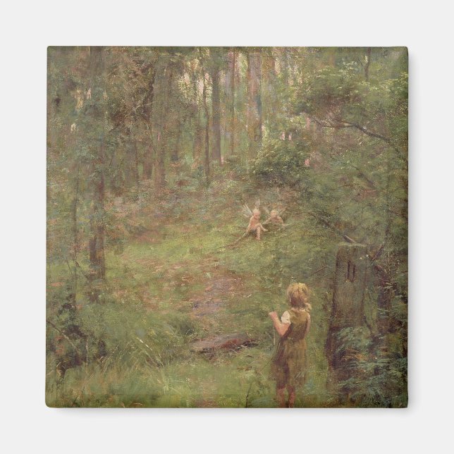 Íman O que a garotinha viu no Bush, 1904 (Frente)