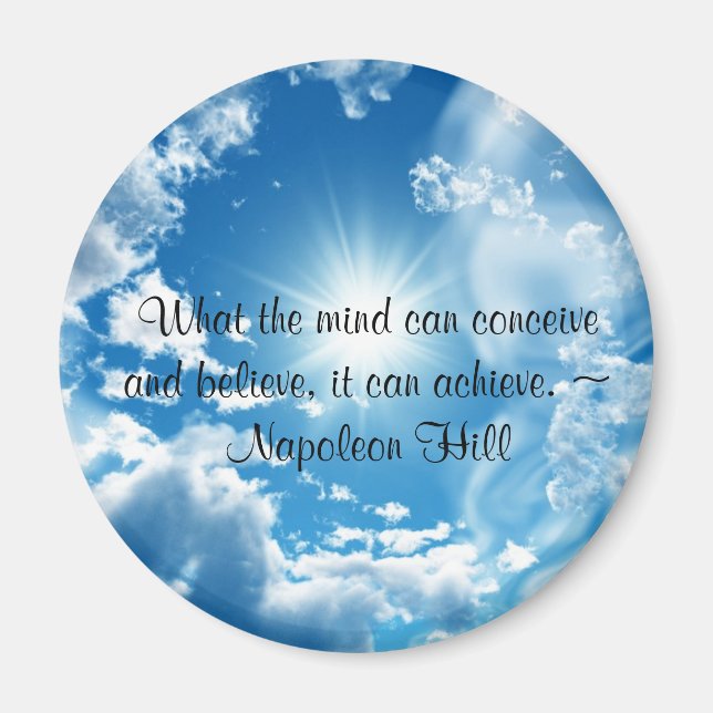 Íman O que a mente pode conceber... (Frente)