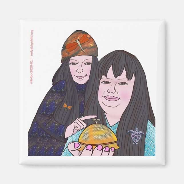 Íman O Que A MyriElla?! ímã (Frente)