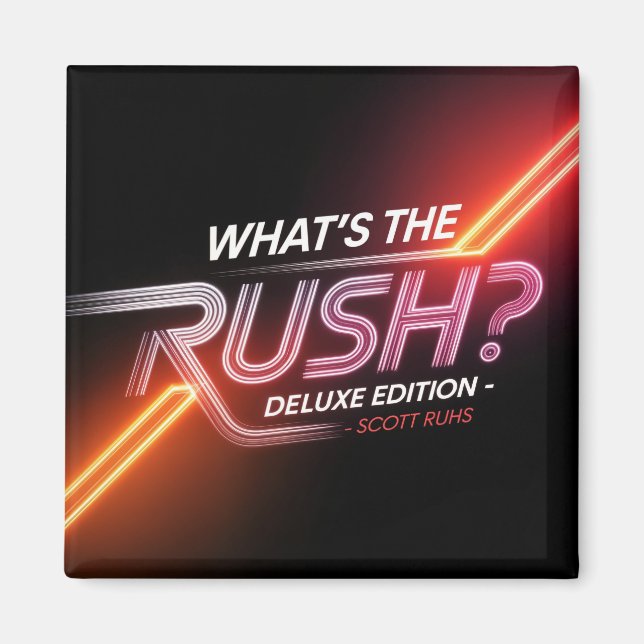 Íman O que é o Rush? Arte de Cobrir da Edição Deluxe (Frente)