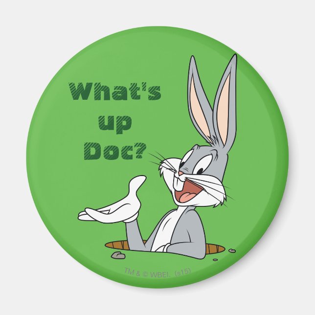 Íman O QUE É QUE É, DOUTOR?™ BUGS BUNNY™ Toca do Coelho (Frente)
