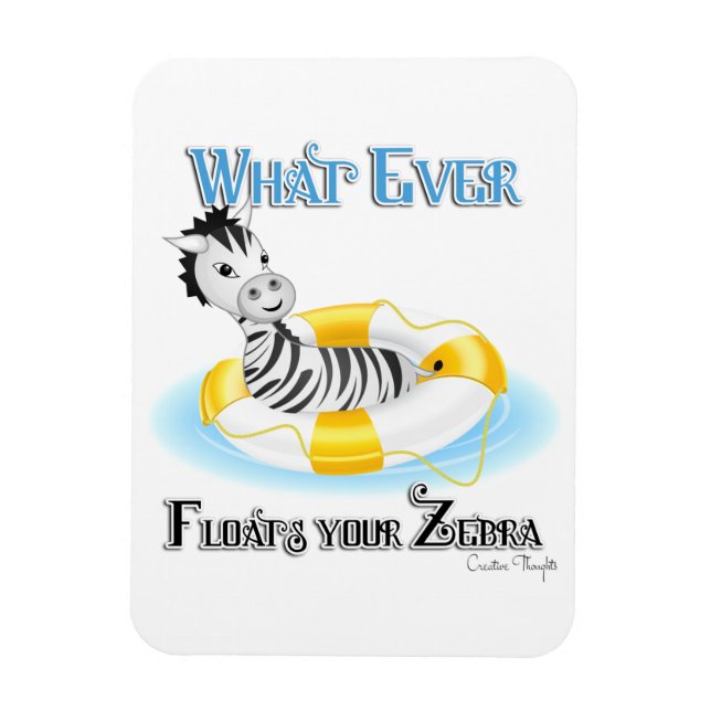 Íman O que flutuar no seu zebra 4 (Vertical)