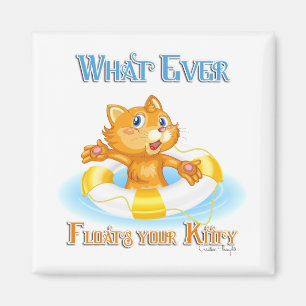 Íman O que flutuar seu Gatinho