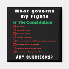 Íman O que governa meus direitos - A Constituição