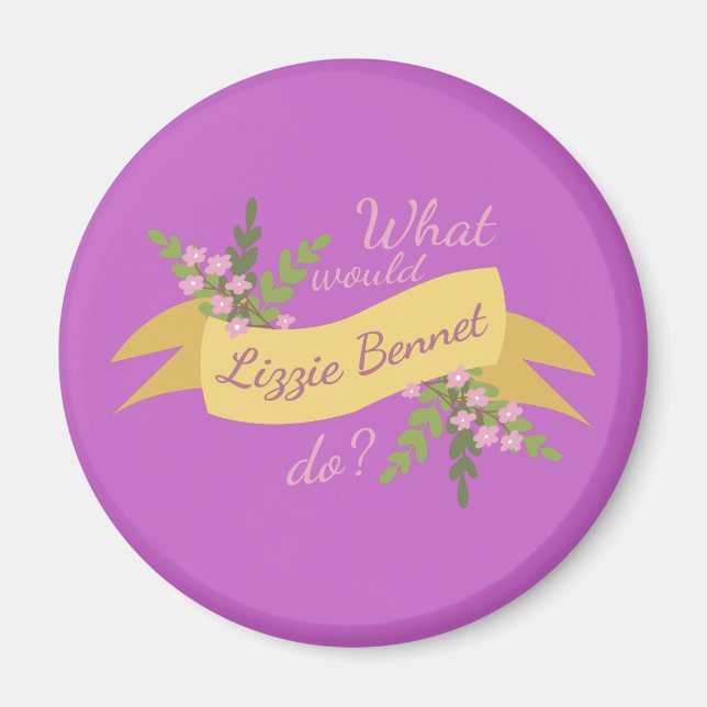 Íman O Que Lizzie Bennet Faria? II (Frente)