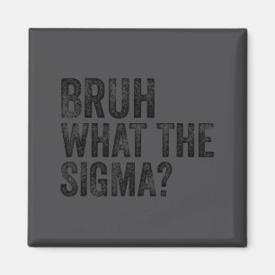 Íman O Que O Sigma Bruh Dito Divertido Adulto Sarcástic