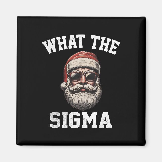 Íman O Que O Sigma Papai Noel Piada De Natal Meme Xmas  (Frente)