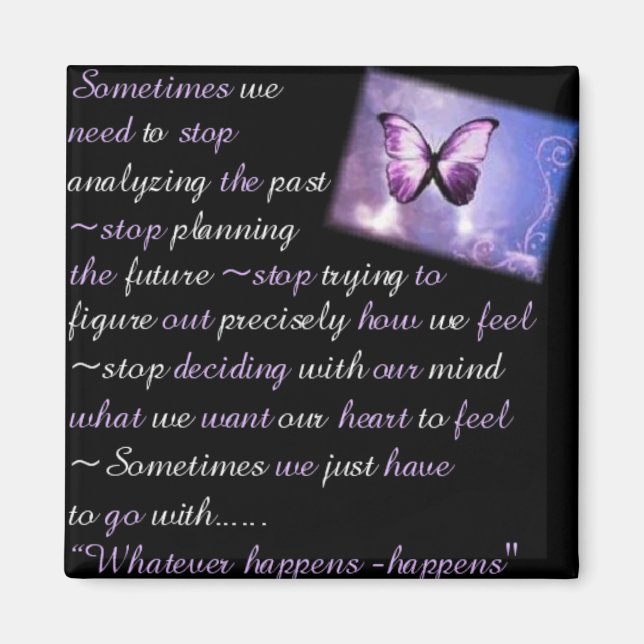 Íman O que quer que aconteça... (Frente)