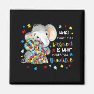 Íman O Que Torna Você Diferente Bela Elefante Autismo