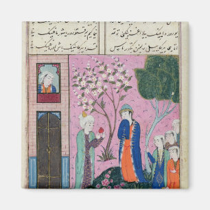 Íman O rei oferece o adeus