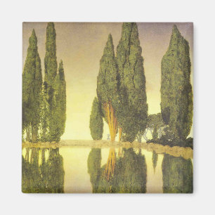 Íman "O reservatório…", por Maxfield Parrish