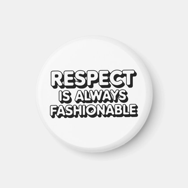 Íman O Respeito É Sempre Modestável (Frente)