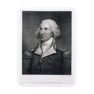 Íman O retrato do general principal Philip Schuyler,