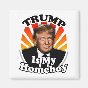 Íman O Retro Donald Trump é meu Ficar em casa para o p