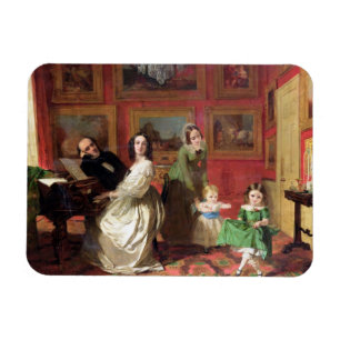 Íman O Rev. e a Sra. Palmer-Lovell com sua filha