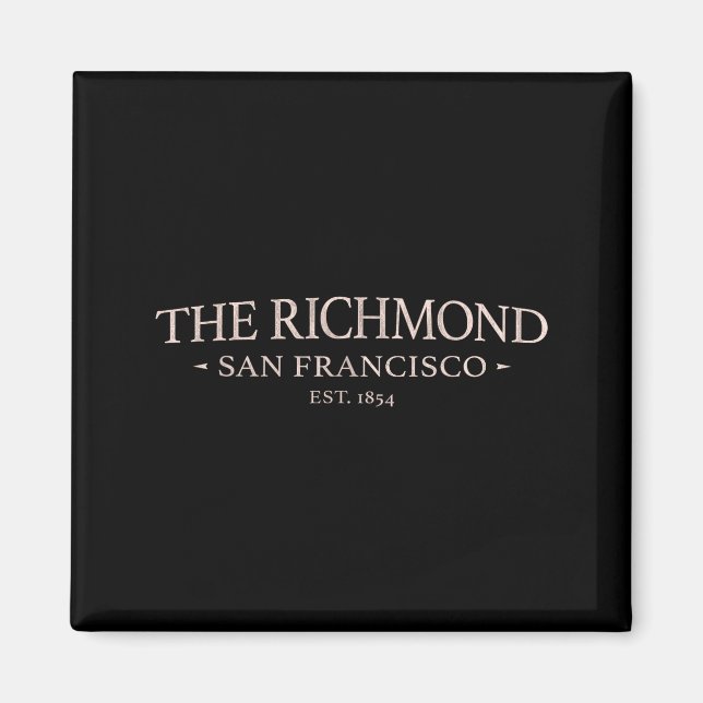 Íman O Richmond San Francisco - Distrito Simple Richmon (Frente)
