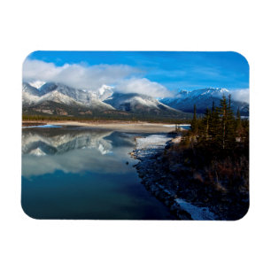 Íman O rio Athabasca no Parque Nacional Jasper