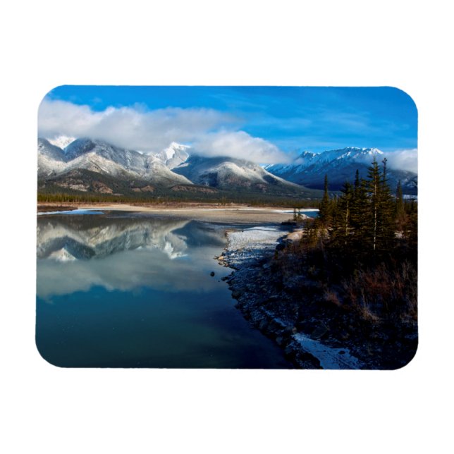 Íman O rio Athabasca no Parque Nacional Jasper (Horizontal)