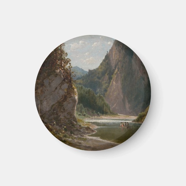 Íman O rio Dunaje nas Montanhas do Pieniny (Frente)