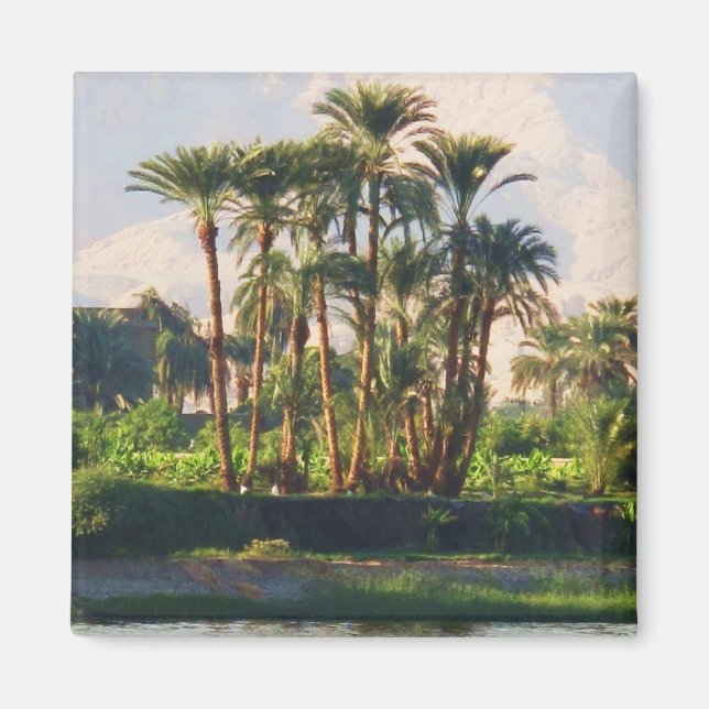 Íman O rio Nilo no Egito, Luxor (Frente)