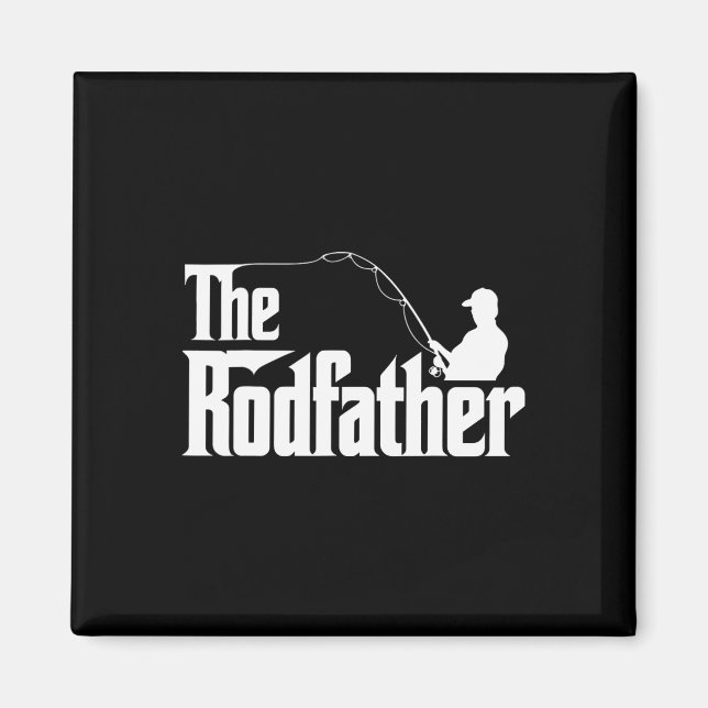 Íman O Rodfather Pai Divertido de Pesca Humor  (Frente)