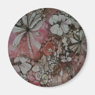 Íman O rosa bonito floresce o ímã