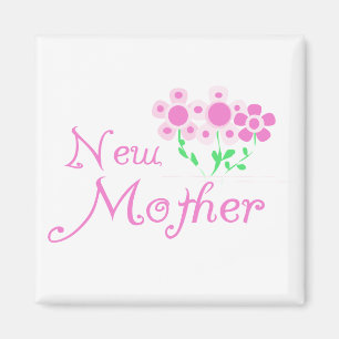 Íman O rosa novo da mãe floresce t-shirt e presentes