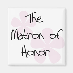 Íman O rosa Pastel floresce a matrona da honra