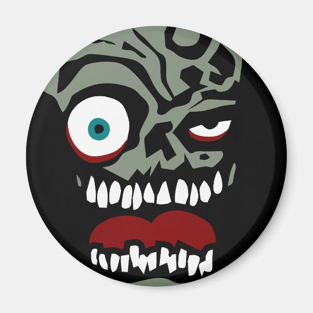 Íman O rosto Zombie do desgraça (Frente)