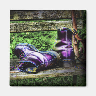 Íman O roxo carreg o ímã