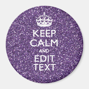 Íman O roxo do encanto mantem a calma personalizada