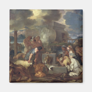 Íman O sacrifício de Noah, c.1640