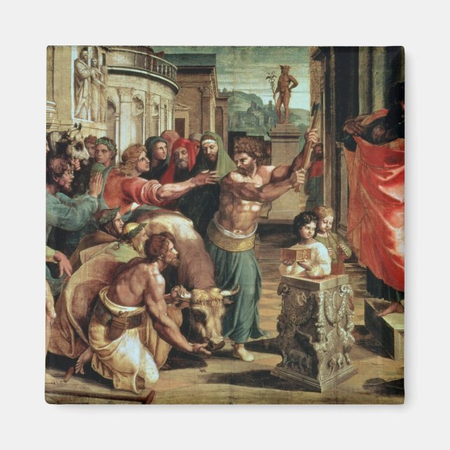 Íman O Sacrifício em Lystra (desenho para a Sistina C (Frente)