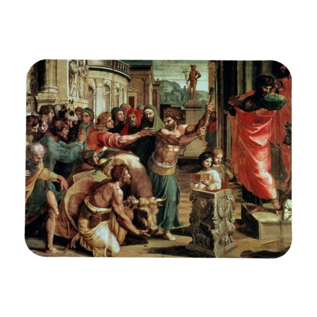 Íman O Sacrifício em Lystra (desenho para a Sistina C (Horizontal)