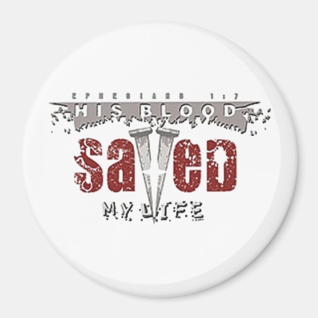 Íman O Sangue Dele Salvou O Meu Magneto De Vida (Frente)