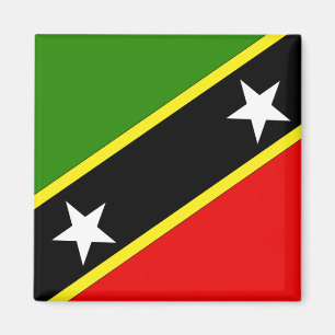 Íman O santo Christopher Nevis embandeira