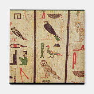 Íman O sarcófago de Psamtik eu (664-610 BC) detalho o