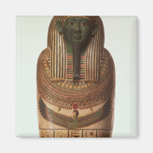 Íman O sarcófago de Psamtik mim (664-610 BC) tarde por