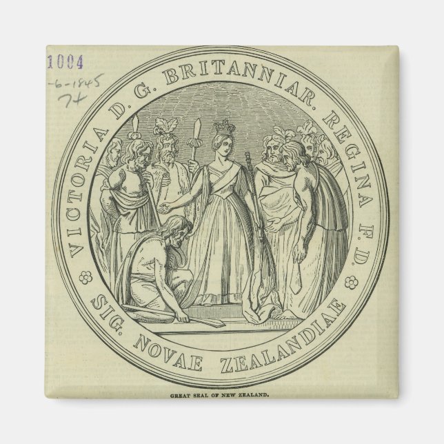 Íman O selo do Excelente da Nova Zelândia (Frente)