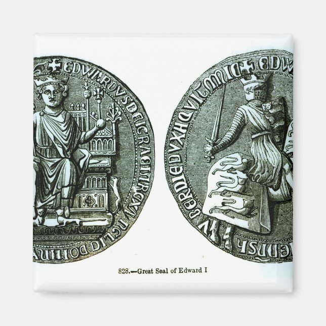 Íman O Selo Excelente de Edward I (Frente)