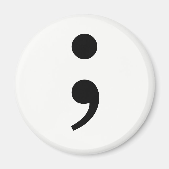 Íman O Semicolon (Frente)
