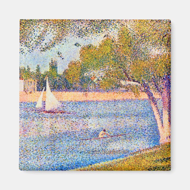Íman O Sena em La Grande Jatte, Seurat (Frente)