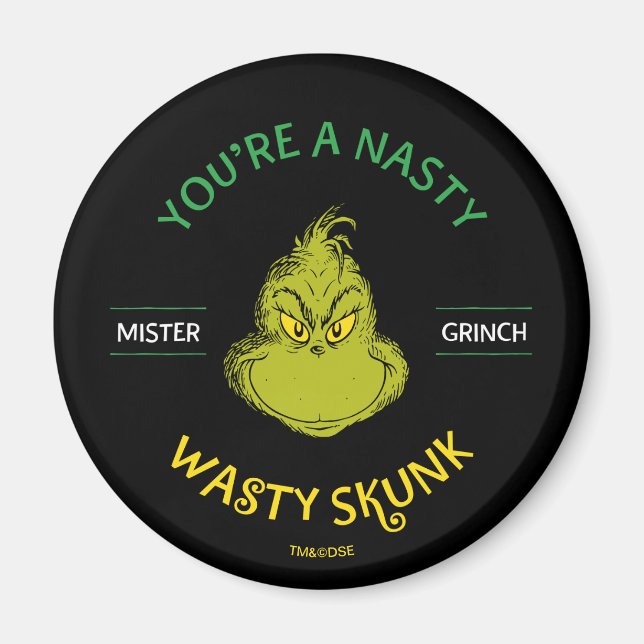 Íman O Senhor Grinch | Você é um Gambá Nojento e Sujo (Frente)