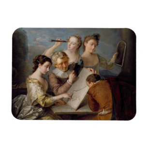 Íman O sentido da vista, c.1744-47 (óleo em canvas)