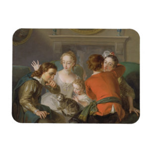 Íman O sentido de toque, c.1744-47 (óleo em canvas)