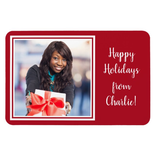 Íman O seu ímã personalizado FOTO (Horizontal)