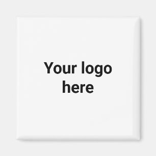 Íman o seu logotipo aqui é simples, clássico, bastão