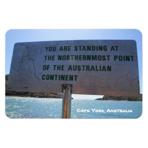 Íman O sinal da ponta, cabo York Austrália - ímã