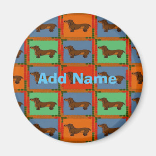 Íman O sinal holandês do hex do Pa dos Dachshunds,