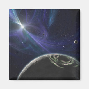 Íman O sistema do planeta do pulsar